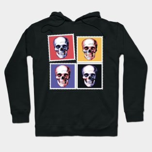 Skull Stamps - Cool Colorful Skulls Hoodie